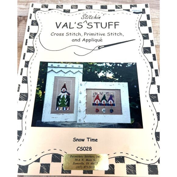 Vals Stuff Snow Time Cross Stitch Pattern Booklet - Picture 2 of 3